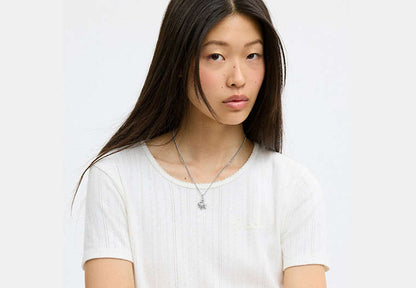 Pearl And Seashell Pendant Necklace