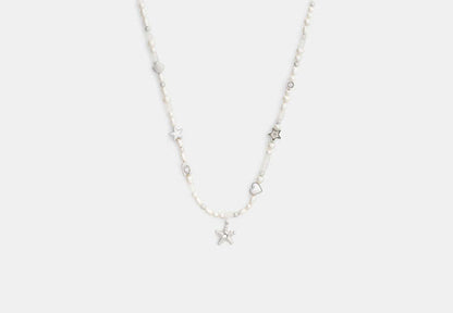 Pearls And Seashell Necklace