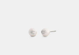 Signature Pearl Stud Earrings