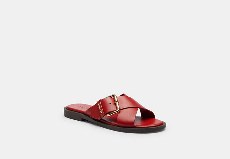 Crisscross Buckle Sandal
