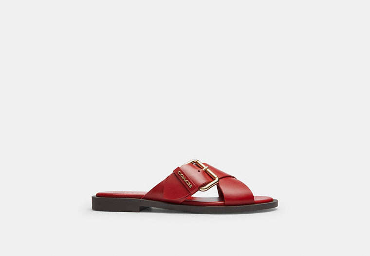 Crisscross Buckle Sandal
