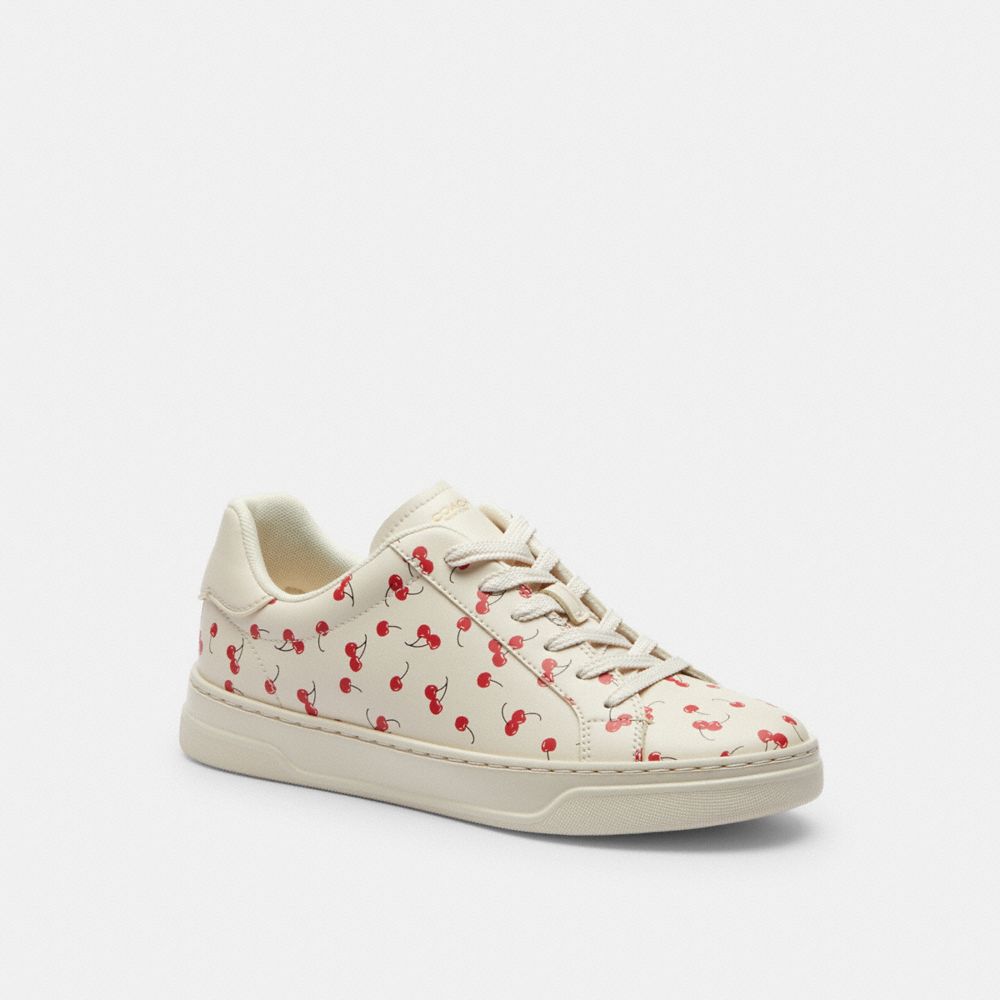 High Line Sneaker With Cherry Print