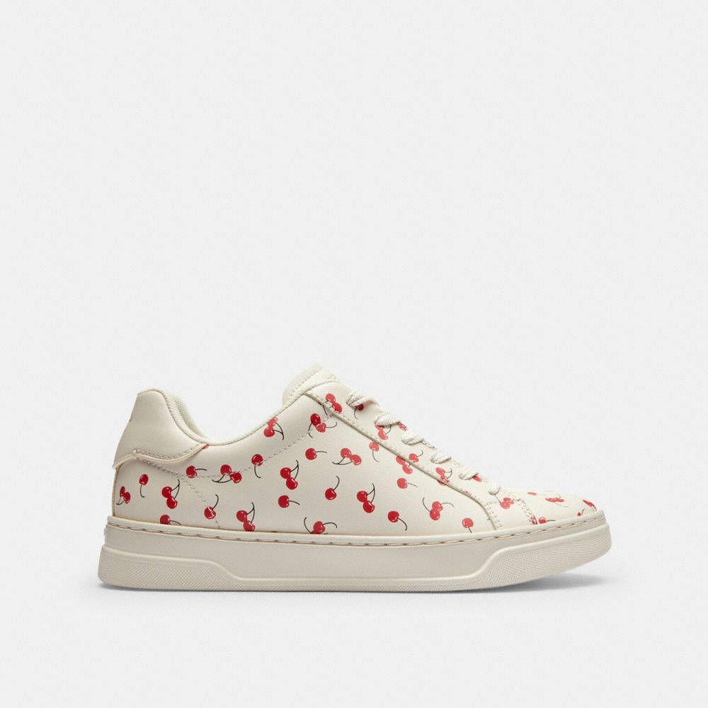 High Line Sneaker With Cherry Print