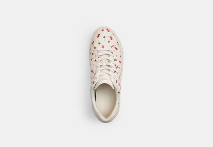 High Line Sneaker With Cherry Print