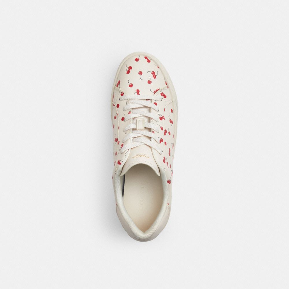 High Line Sneaker With Cherry Print