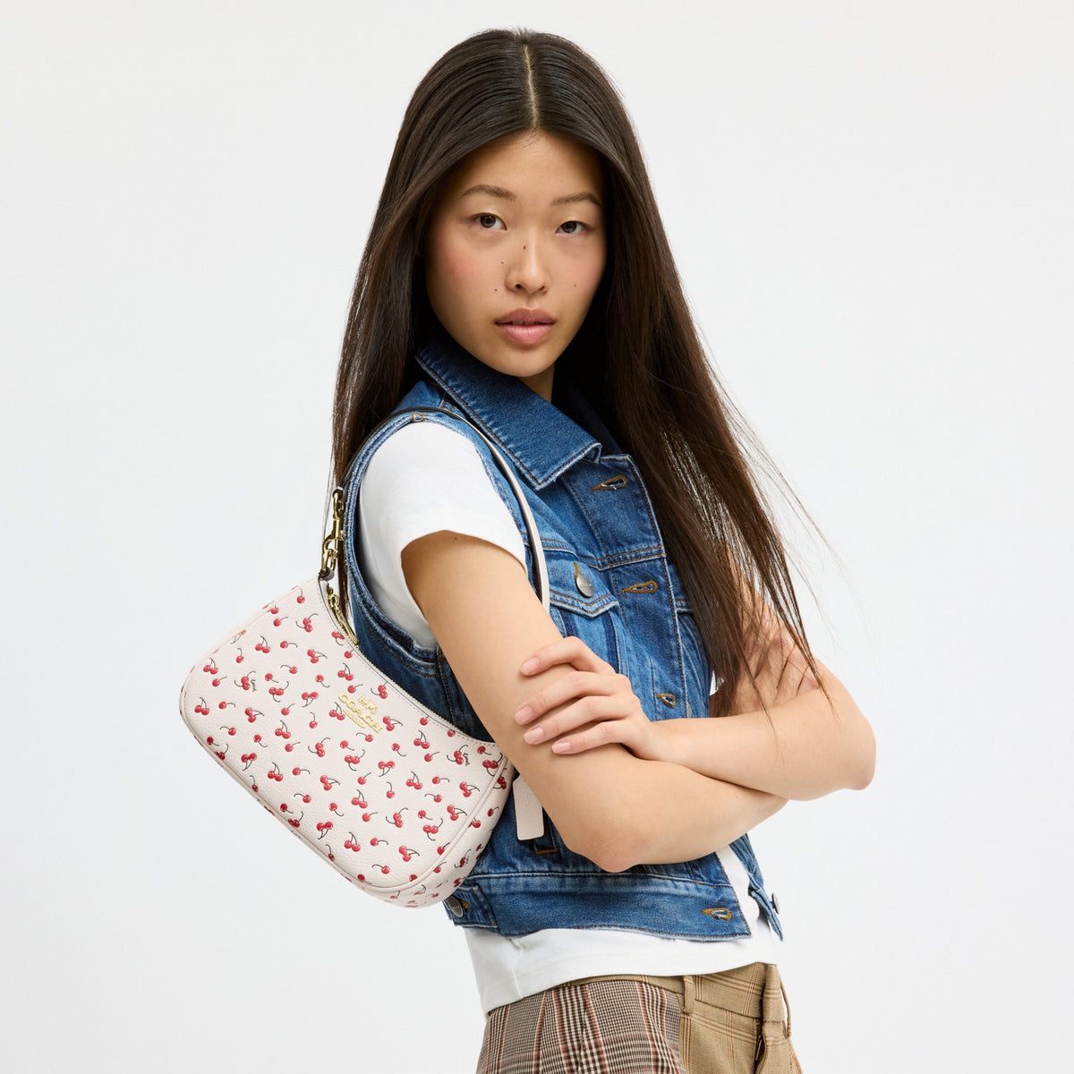 Teri Shoulder Bag With Cherry Print