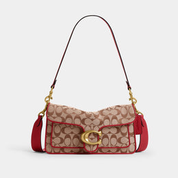 Tabby Shoulder Bag 26 In Signature Jacquard