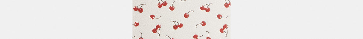 Medium City Tote Bag With Cherry Print