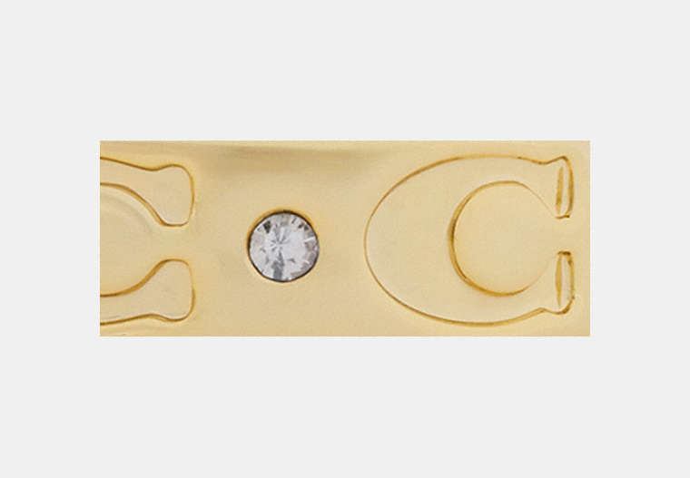 Repeated C Huggie Earrings