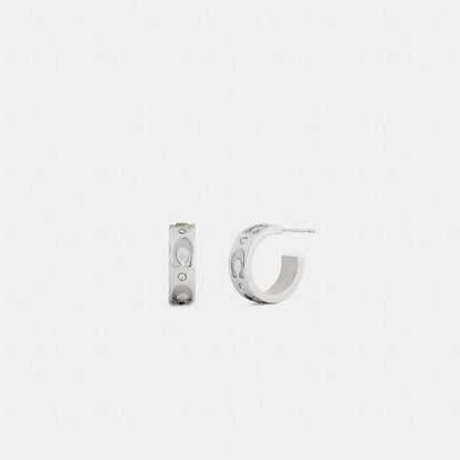 Repeated C Huggie Earrings