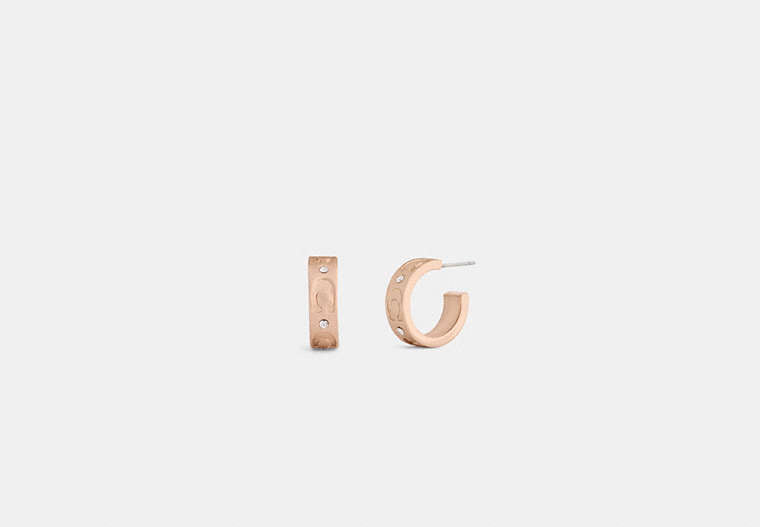 Repeated C Huggie Earrings