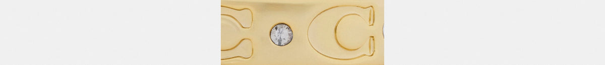 Repeated C Hinged Bangle