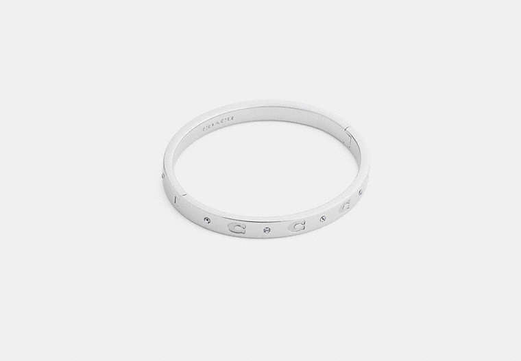 Repeated C Hinged Bangle