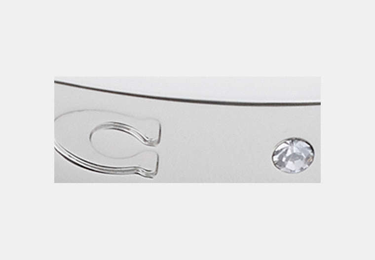 Repeated C Hinged Bangle