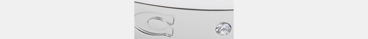 Repeated C Hinged Bangle