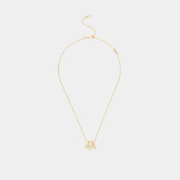 Repeated C Rondelle Necklace