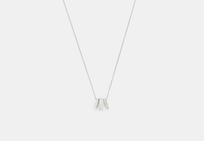 Repeated C Rondelle Necklace