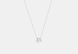 Repeated C Rondelle Necklace