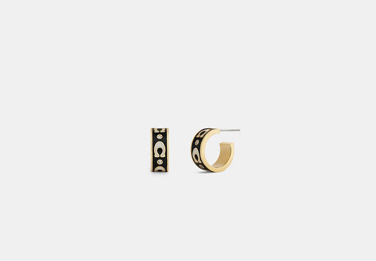 Repeated C Huggie Earrings