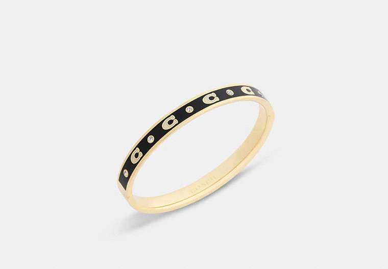 Repeated C Hinged Bangle