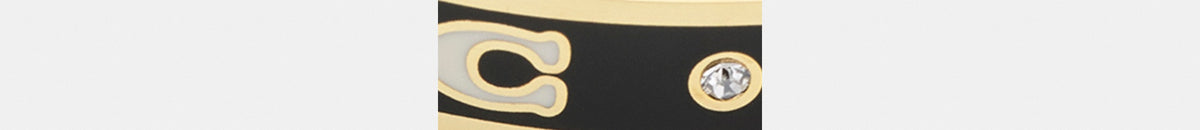 Repeated C Hinged Bangle