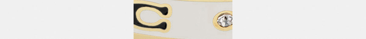 Repeated C Hinged Bangle