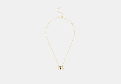 Repeated C Rondelle Necklace
