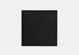 Dotty Heart Print Silk Bandana
