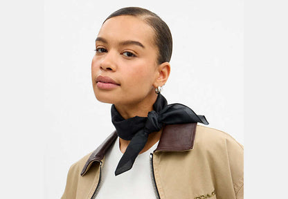 Textured Signature Print Bandana