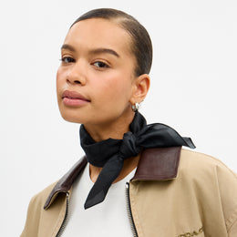 Textured Signature Print Bandana