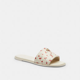 Holly Sandal With Cherry Print
