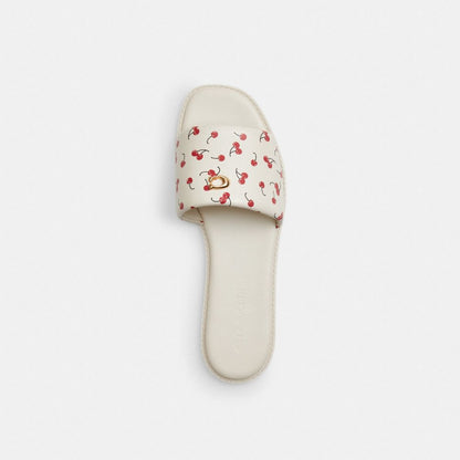 Holly Sandal With Cherry Print