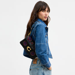 Tabby Shoulder Bag 26 With Embroidered Americana