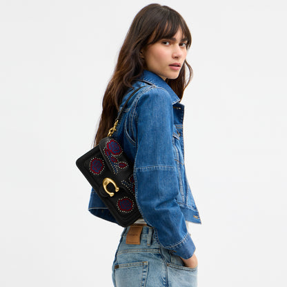 Tabby Shoulder Bag 26 With Embroidered Americana