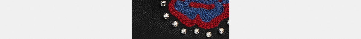 Tabby Shoulder Bag 26 With Embroidered Americana