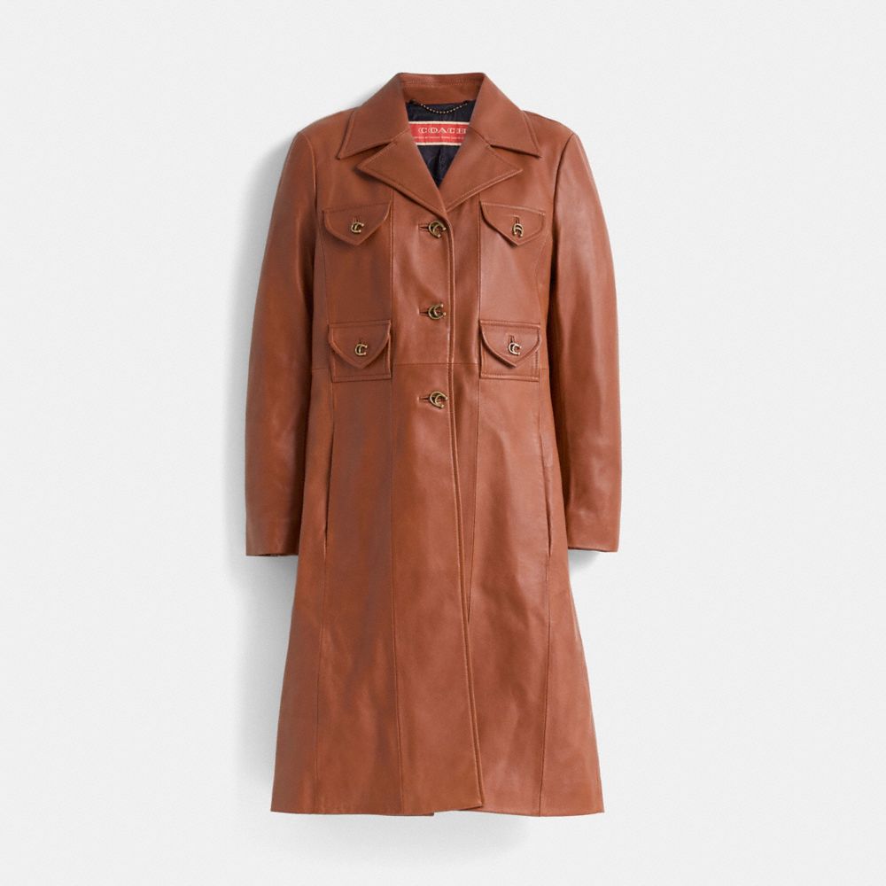 Restored Leather Coat
