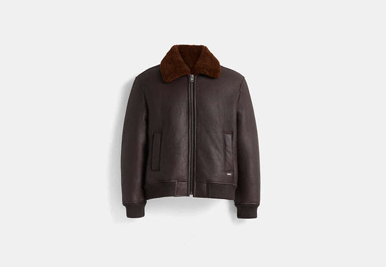 Restored Shearling Bomber