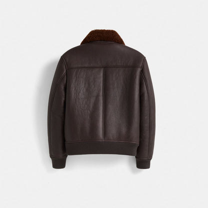 Restored Shearling Bomber