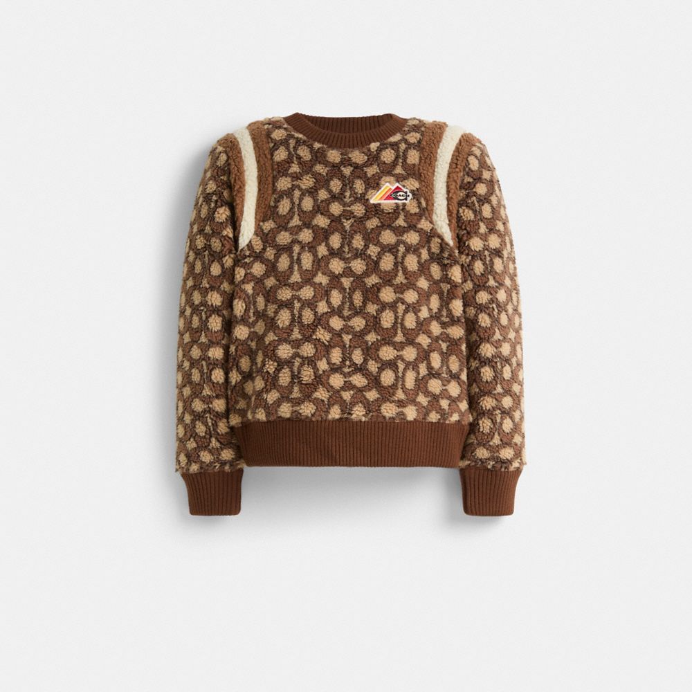 Restored Signature Sherpa Crewneck