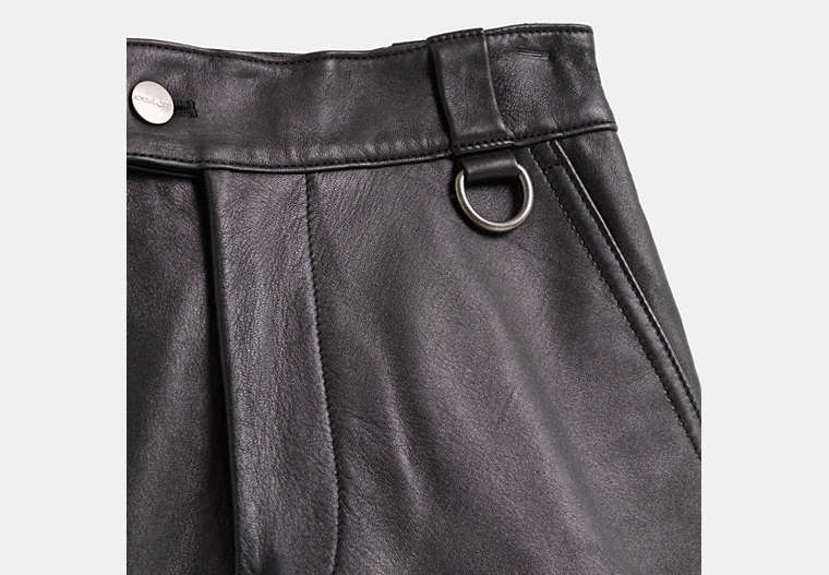 Restored Leather Shorts
