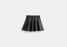 Restored Leather Cheerleader Skirt