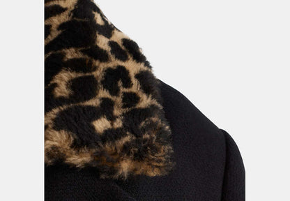 Restored Wool Coat With Shearling Collar