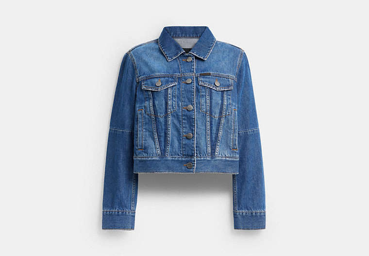 Shrunken Denim Workwear Jacket