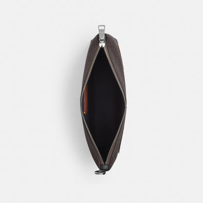 Pouch In Signature Canvas With Patches