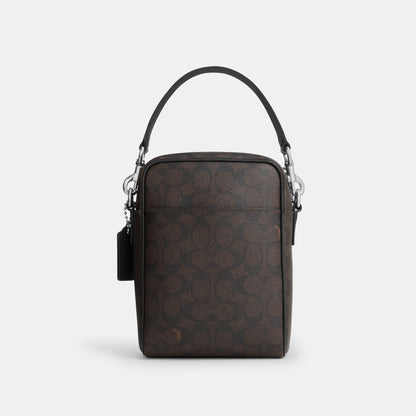 Tristan Crossbody Bag 14 In Signature Canvas With Patches