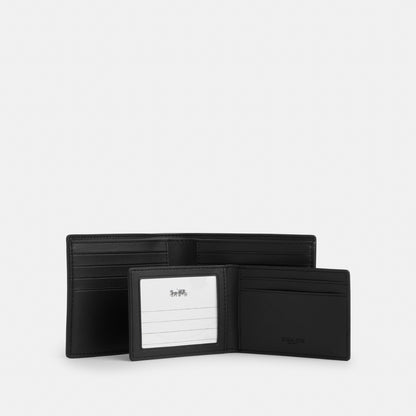 3-In-1 Wallet In Signature Canvas With Patches