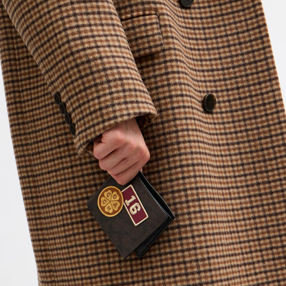 3-In-1 Wallet In Signature Canvas With Patches