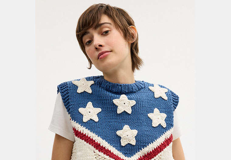 American Star Sweater Vest
