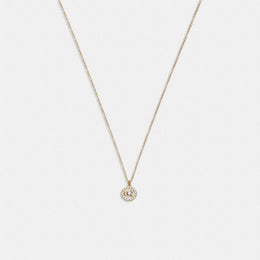 Signature Crystal Pearl Pendant Necklace