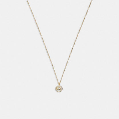 Signature Crystal Pearl Pendant Necklace